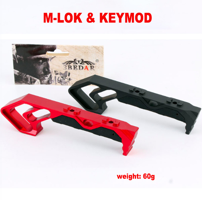 AR 10/15 MOD ForeGrip For M-lok & Keymod Black Red